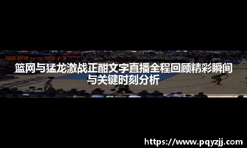 篮网与猛龙激战正酣文字直播全程回顾精彩瞬间与关键时刻分析